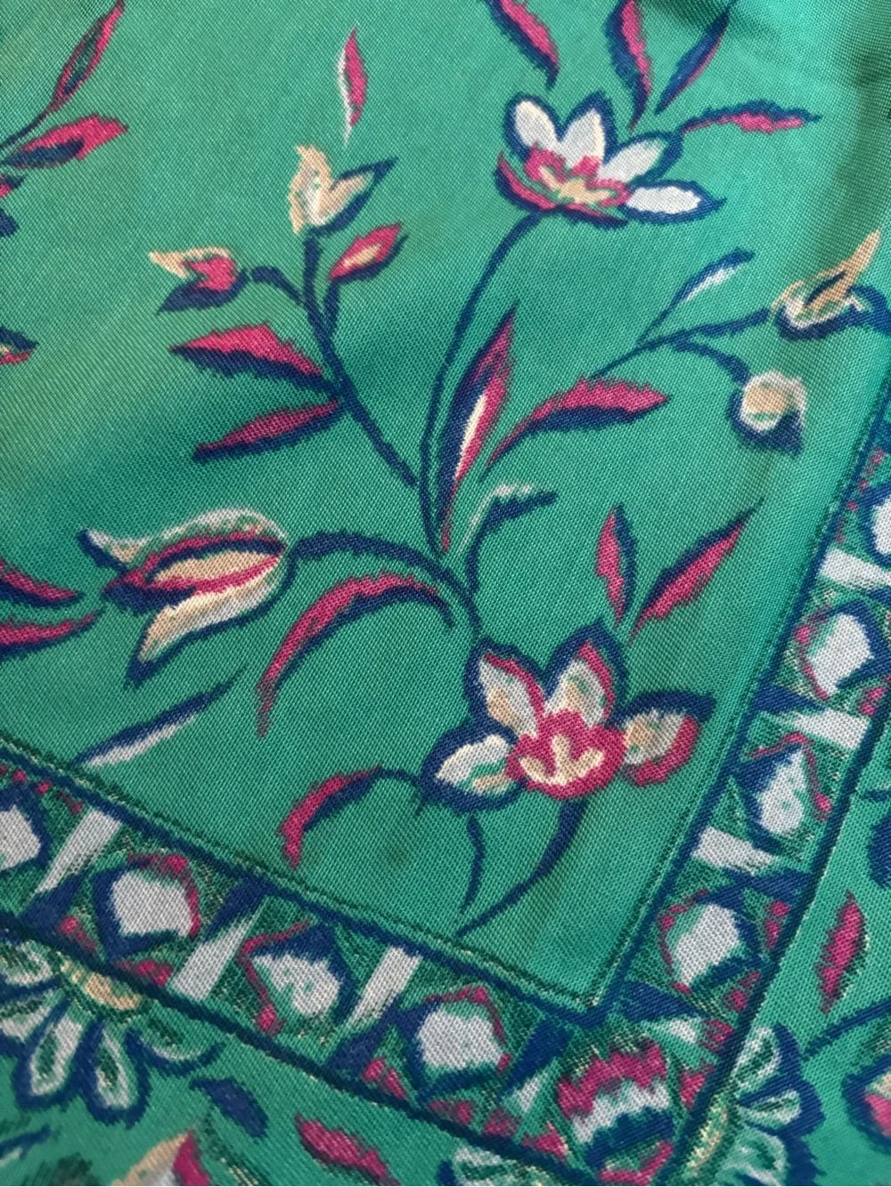 vintage Challis by Berkshire polyester scarf